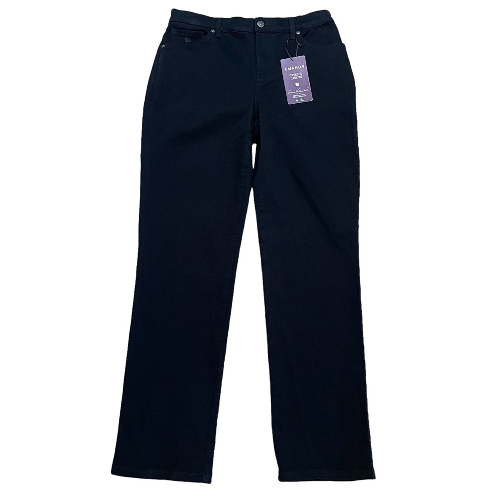 NWT Gloria Vanderbilt Black Soft Touch Slimming Jeans.  Size 6S